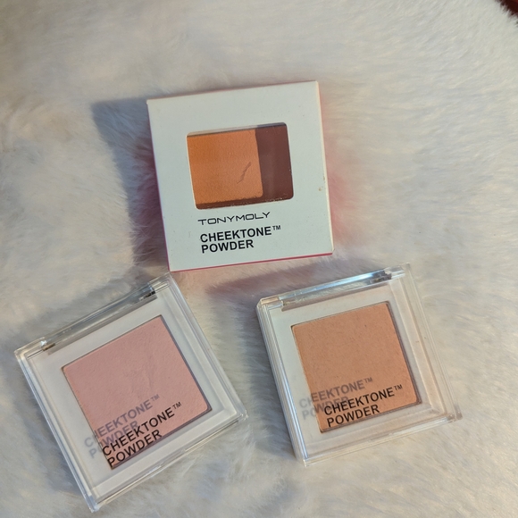 Cheektone Powder Blush Set - Pink & Tan - Picture 1 of 2